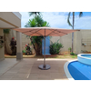 Ombrelone ELEGANCE central 3x3m quadr.