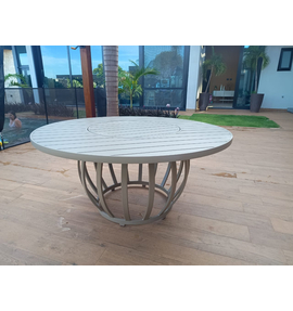 Mesa Pratic diam. 1,60m pé Barrica