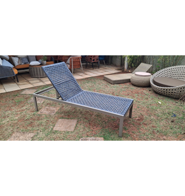 Espreguiçadeira Perfile Plus cordea/ fibra