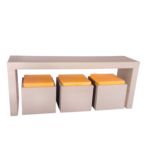 Aparador Cubus com Puffs