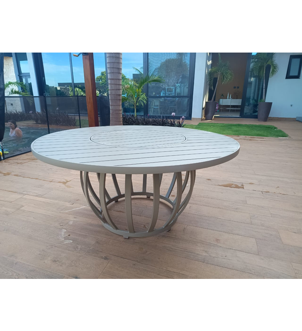 Mesa Pratic diam. 1,60m pé Barrica