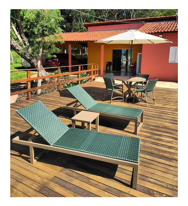 Espreguiçadeira MEMPHIS tricô nautico